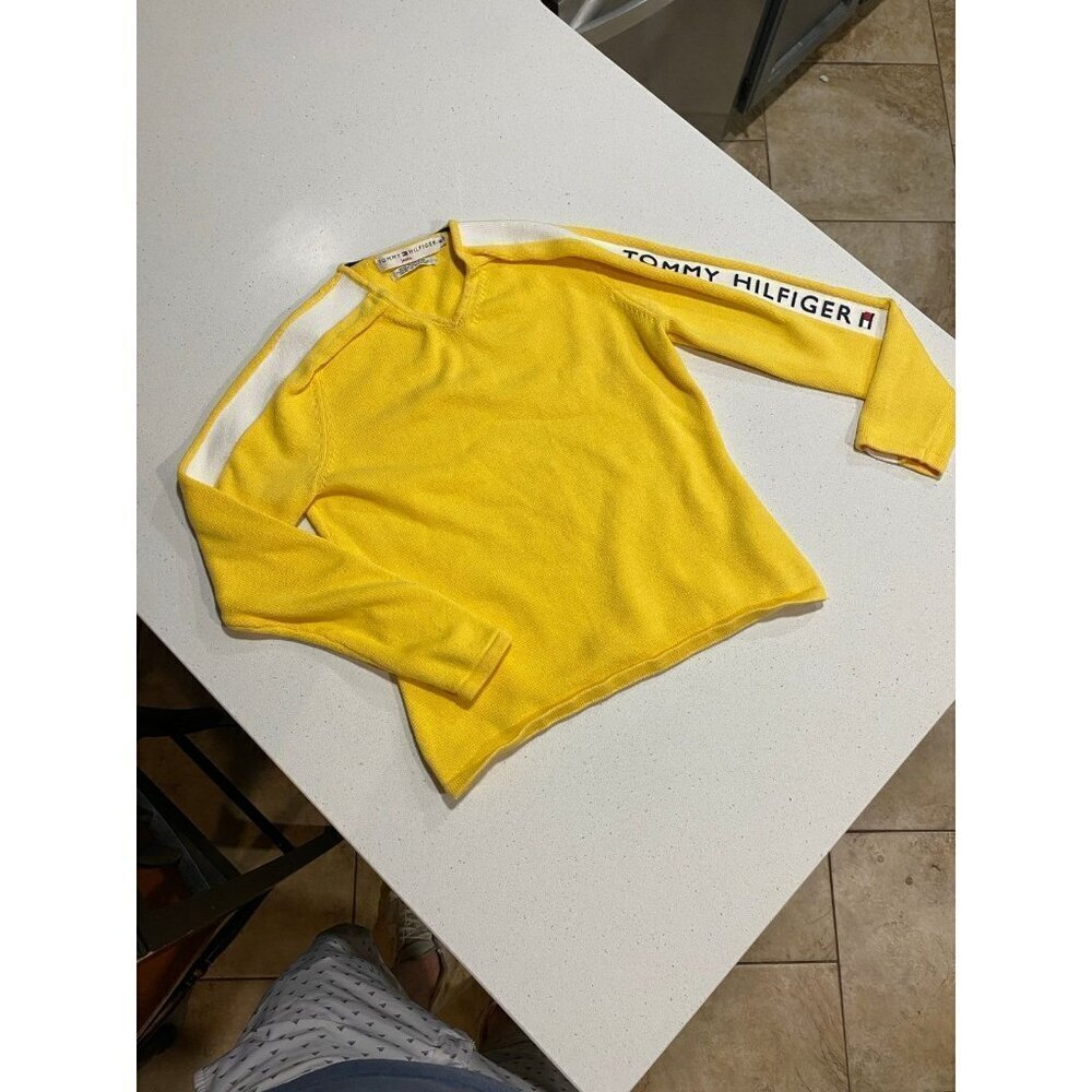 Women’s Vintage Tommy Hilfiger V-Neck Sweater Size M